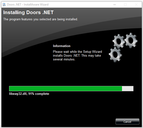 Install in Progress